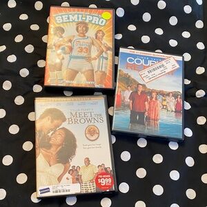 Assorted Home Movie DVD Set - Black & White Polka Dot Sleeve